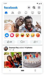 Facebook Lite screenshot 2