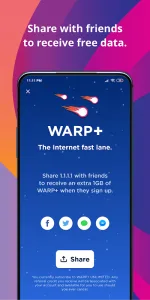1.1.1.1 + WARP: Safer Internet screenshot 1