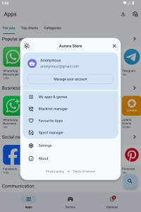 Aurora Store screenshot 6