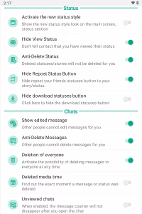 Blue WhatsApp Plus screenshot 5