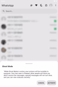 Blue WhatsApp Plus screenshot 2