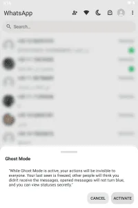 Blue WhatsApp Plus screenshot 2