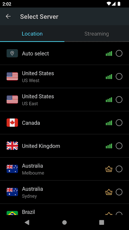Secure VPN-Safer Internet screenshot
