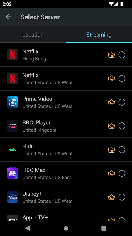 Secure VPN-Safer Internet screenshot