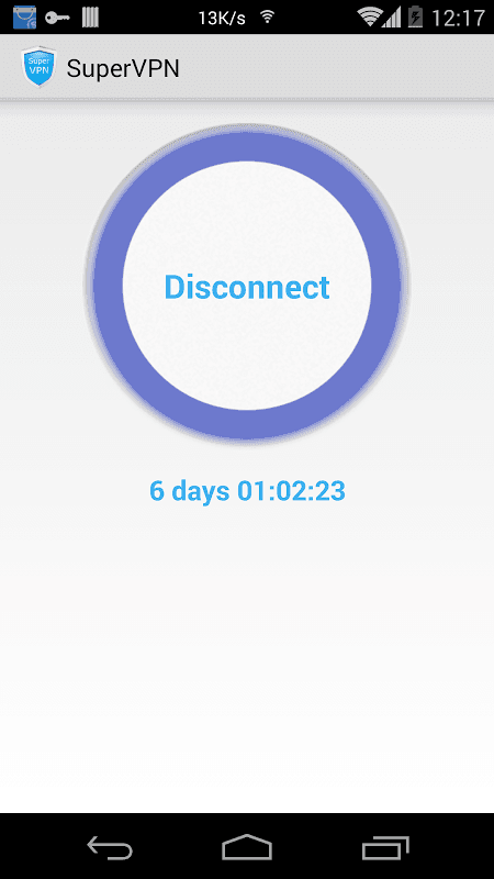 SuperVPN screenshot