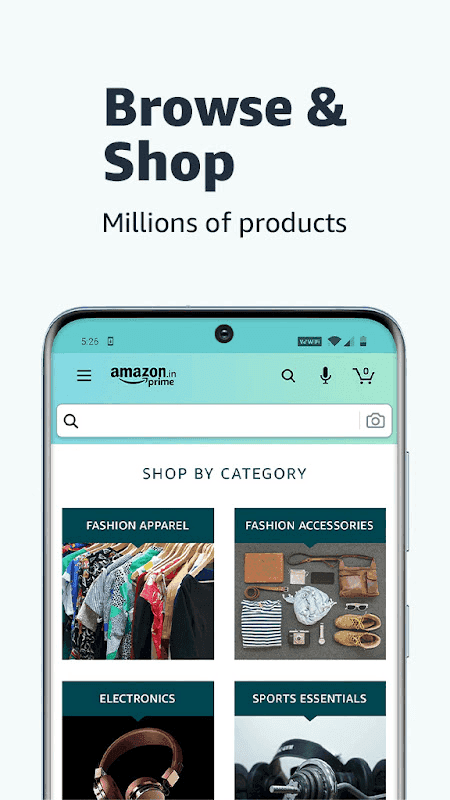 Amazon India screenshot