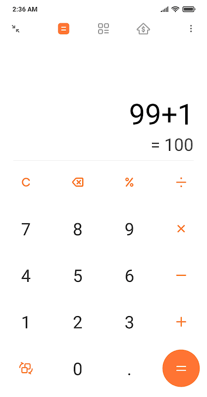 Mi Calculator screenshot