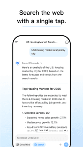 DeepSeek screenshot 1