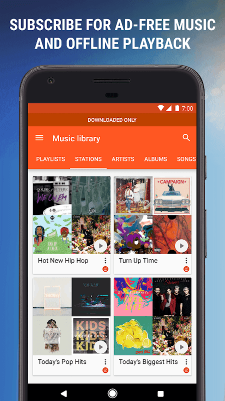 Google Play Music screenshot