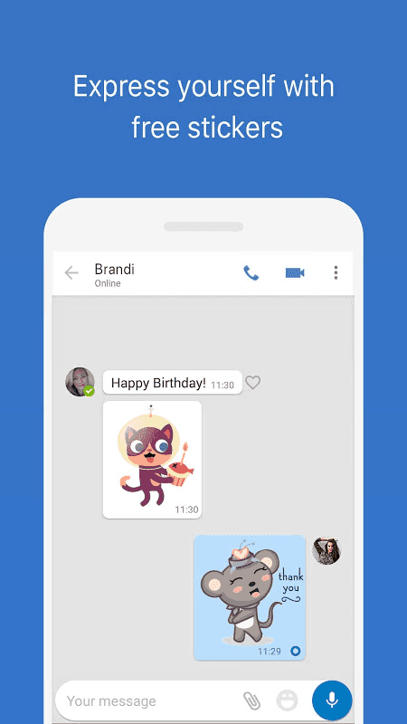 imo free video calls and chat screenshot