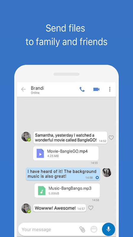 imo free video calls and chat screenshot