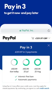 PayPal screenshot 2