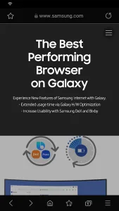 Samsung Internet Browser screenshot 2