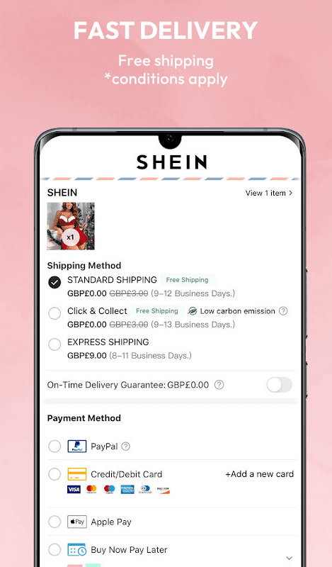 SHEIN screenshot