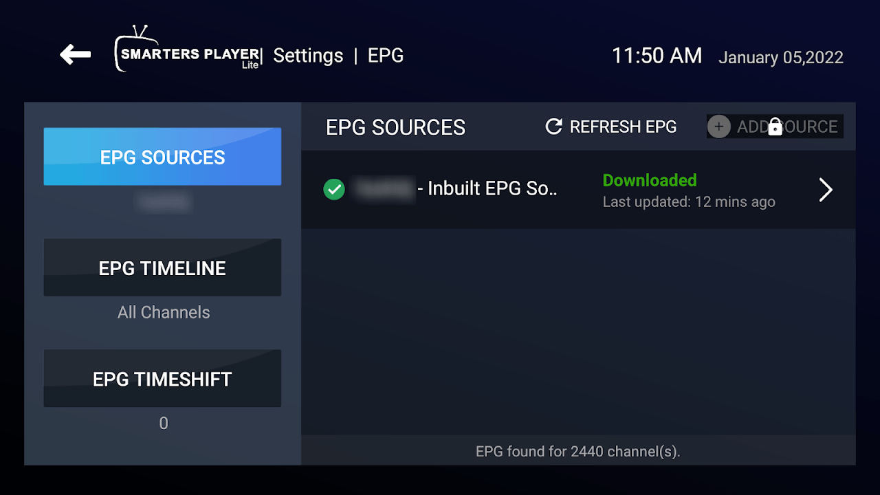Smarters Player Lite screenshot