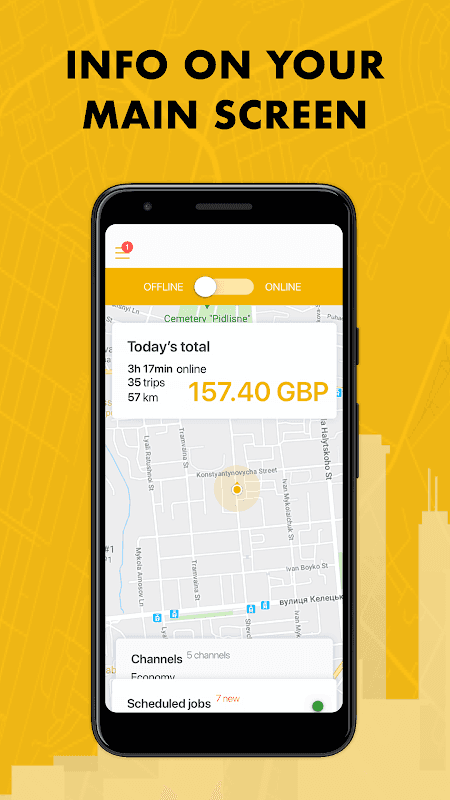 TaxiF Driver screenshot