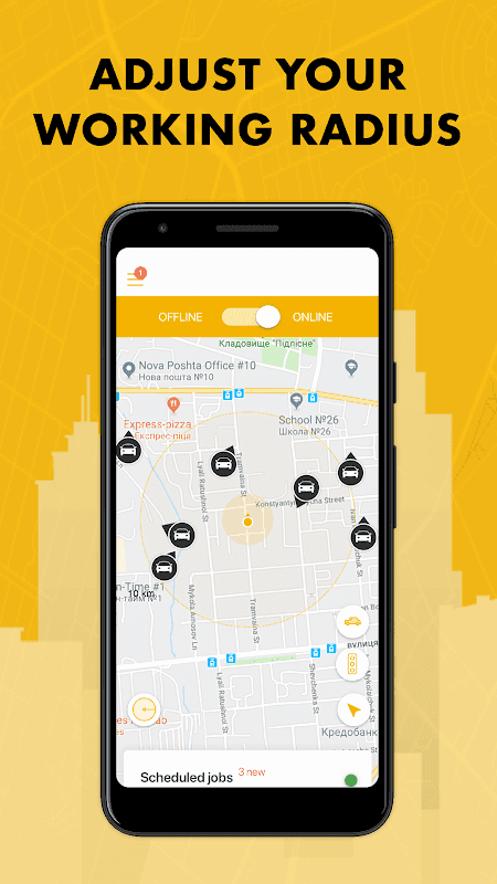 TaxiF Driver screenshot
