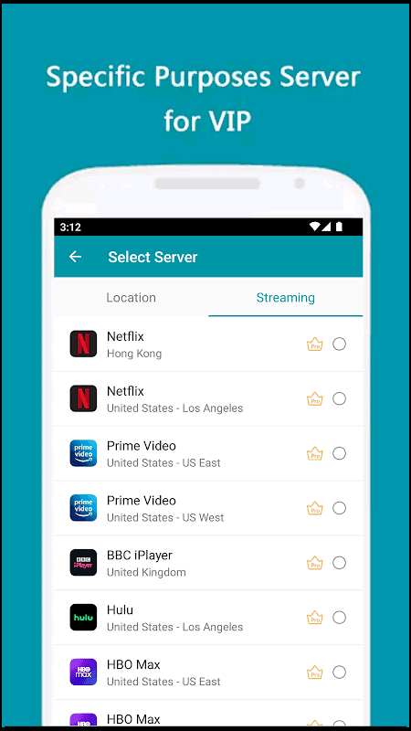 Thunder VPN screenshot