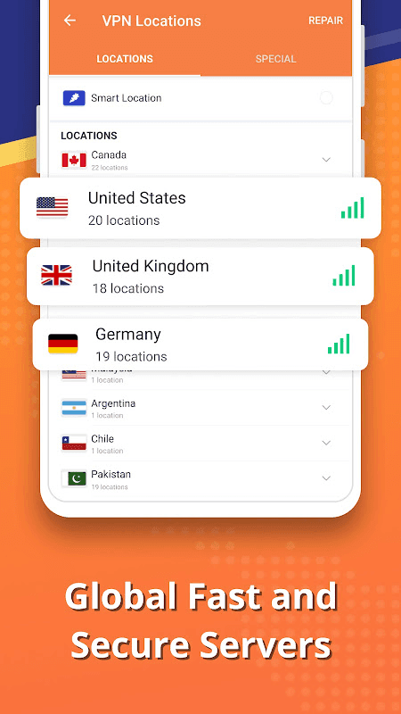 Turbo VPN screenshot