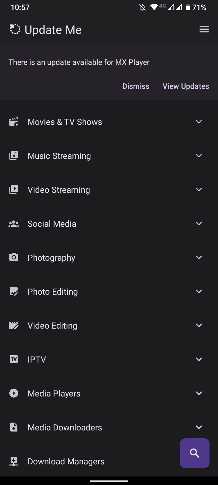 Update Me screenshot