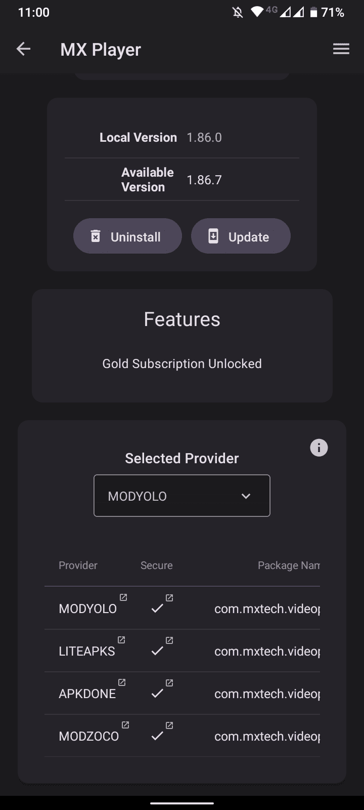 Update Me screenshot