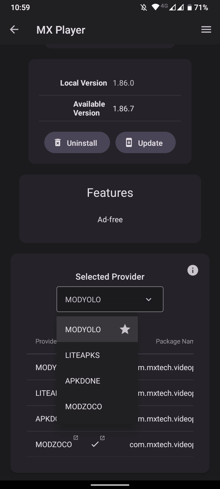 Update Me screenshot