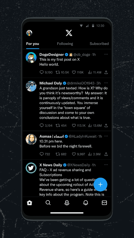 Twitter - X screenshot