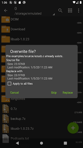 ZArchiver screenshot