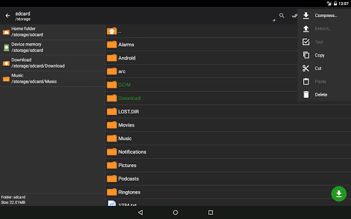 ZArchiver screenshot