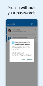 Microsoft Authenticator screenshot 1