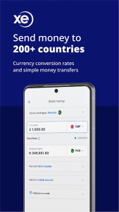 Xe Money Transfer & Converter screenshot 1