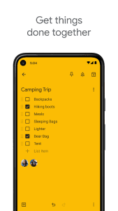 Google Keep screenshot 2