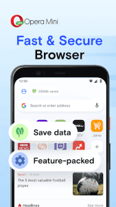 Opera Mini screenshot 1