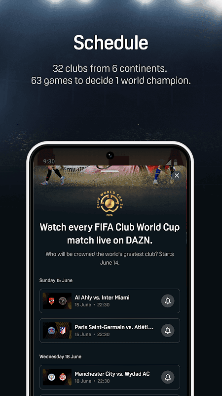 DAZN screenshot