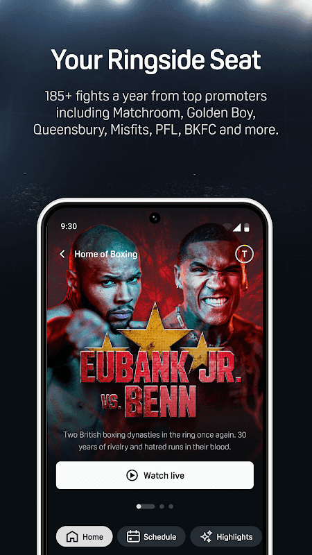 DAZN screenshot