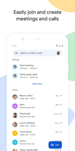 Google Meet screenshot 1