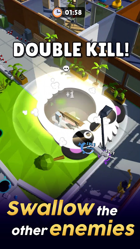 Hole.io screenshot