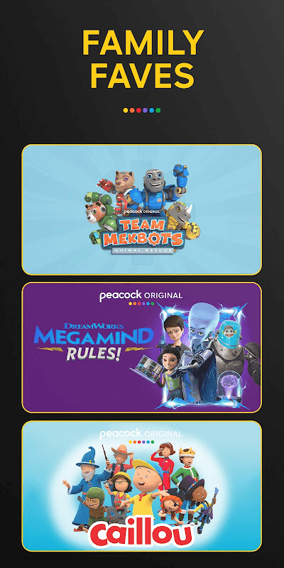 Peacock TV screenshot