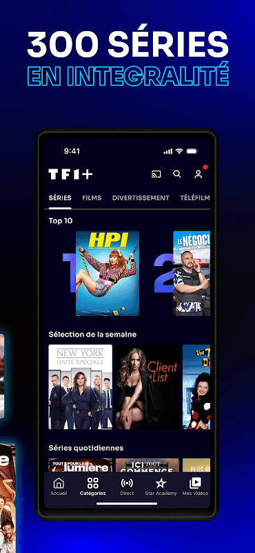 TF1+ screenshot