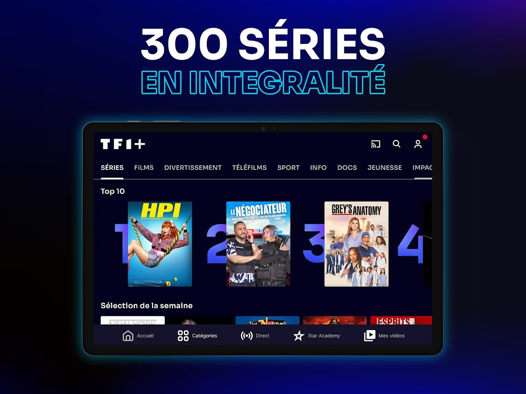 TF1+ screenshot