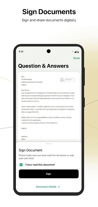 UAE PASS screenshot