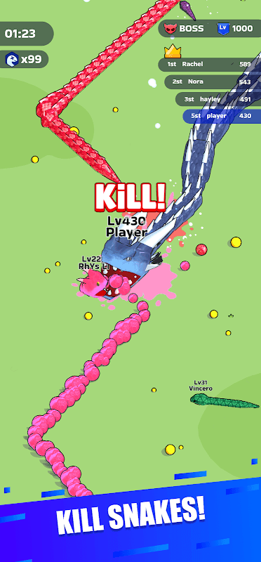 Snake Clash! screenshot