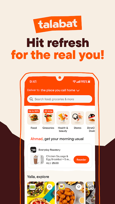 talabat screenshot