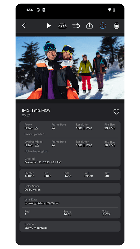 Blackmagic Camera screenshot