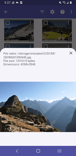 DiskDigger photo/file recovery screenshot