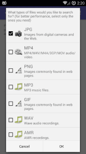 DiskDigger photo/file recovery screenshot 9
