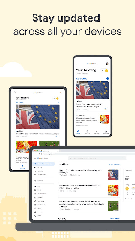 Google News screenshot