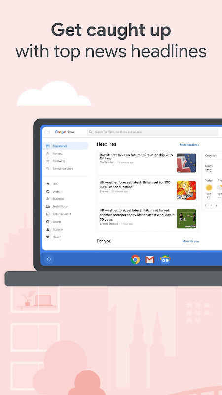 Google News screenshot