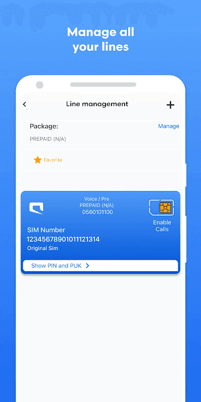 Mobily App screenshot