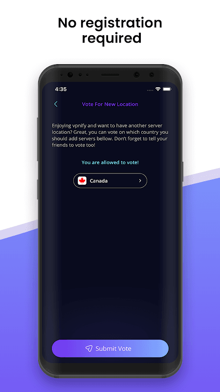 vpnify screenshot
